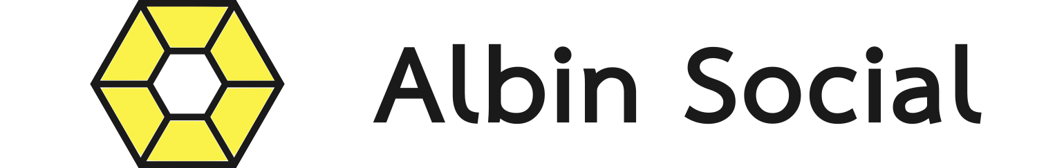 Albin social logo